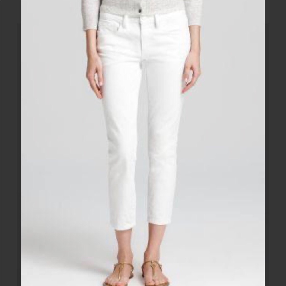 TORY BURCH Alexa White Denim Cropped Jeans!